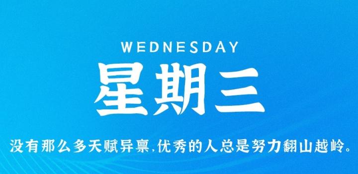 9月28日,星期三,在这里每天60秒读懂世界!