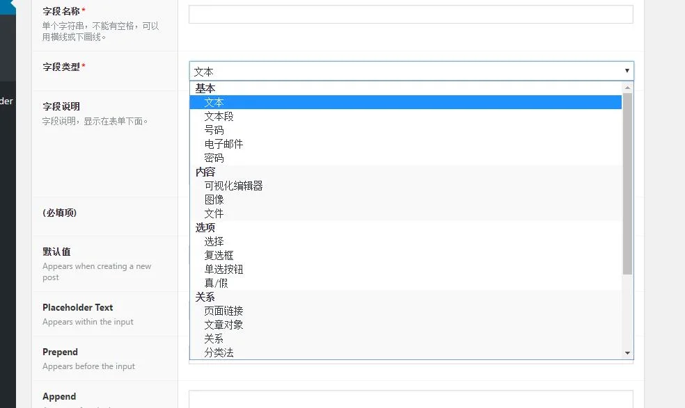 Advanced Custom Fields 高级自定义字段插件详细使用教程 Advanced Custom Fields 高级自定义字段插件详细使用教程