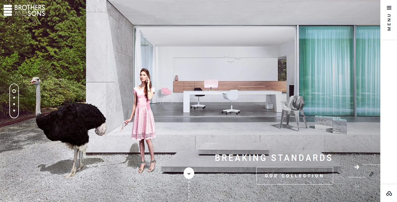 简约滚屏家居产品展示DedeCMS织梦模板 简约滚屏家居产品展示DedeCMS织梦模板