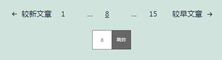 WordPress 最简单的手动输入页号跳转翻页的方法 WordPress 最简单的手动输入页号跳转翻页的方法