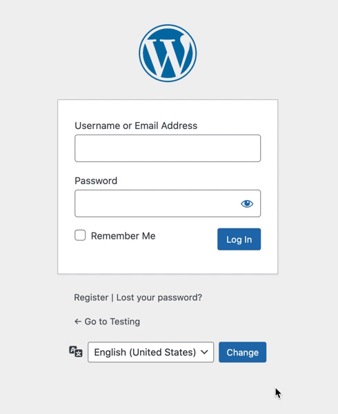 如何禁用 WordPress 登录界面的语言切换器 如何禁用 WordPress 登录界面的语言切换器