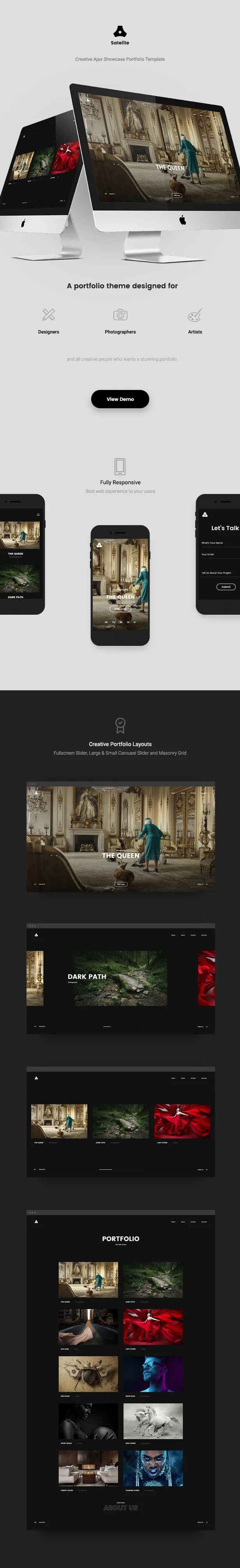 摄影产品展示网站DedeCMS织梦模板