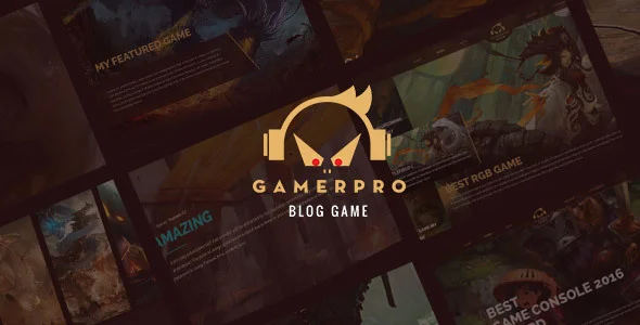 Gamerpro - 游戏资讯博客网站模板WordPress主题 Gamerpro - 游戏资讯博客网站模板WordPress主题