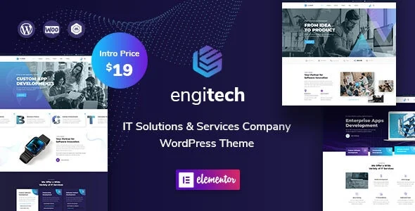 Engitech – IT信息技术解决方案WordPress主题