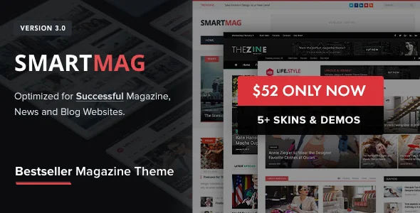 SmartMag – 新闻杂志网站模板WordPress主题