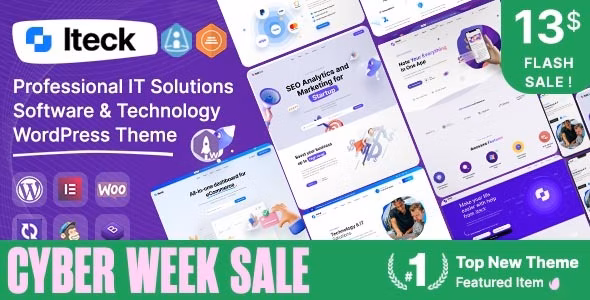 Iteck - 软件开发信息技术网站模板WordPress主题