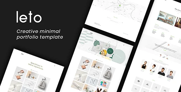Leto - 创意迷你作品展示HTML模板 Leto - 创意迷你作品展示HTML模板
