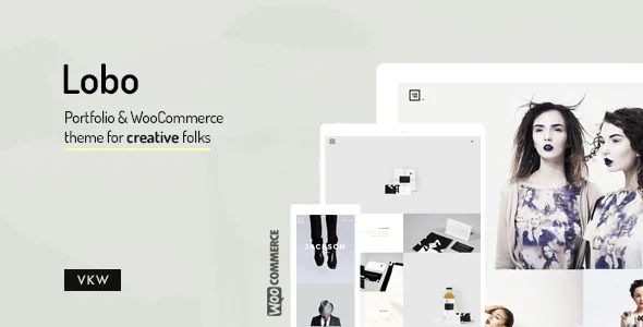 Lobo – 创意简约作品展示网站WordPress主题