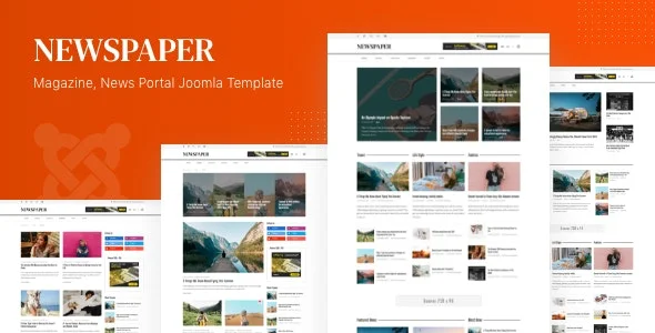 Newspaper – 新闻门户网站模板 Joomla 4 模板