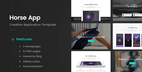 Horse App v1.0 – App应用程序HTML5模板