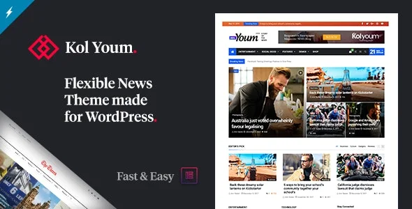 Newspaper Kolyoum 新闻资讯博客网站WordPress主题 Newspaper Kolyoum 新闻资讯博客网站WordPress主题