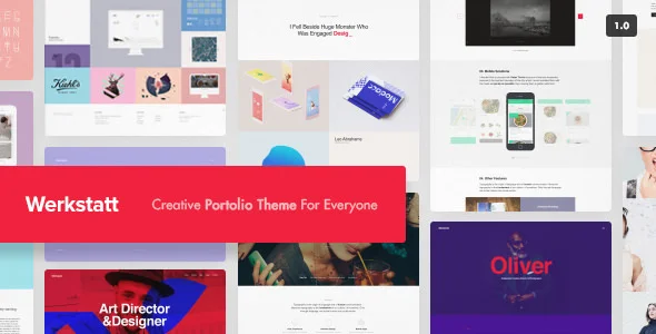 Werkstatt – 创意作品展示网站WordPress模板