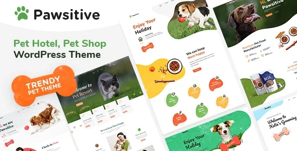 Pawsitive - 宠物护理宠物用品商店WordPress中文汉化主题