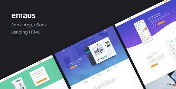 Emaus – 电子书响应式HTML着陆页