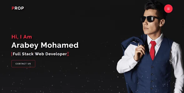 Prop – 作品展示HTML模板