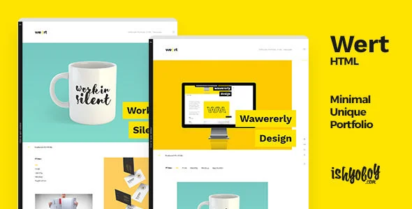 Wert HTML v1.0 - 迷你作品展示HTML模板 Wert HTML v1.0 - 迷你作品展示HTML模板