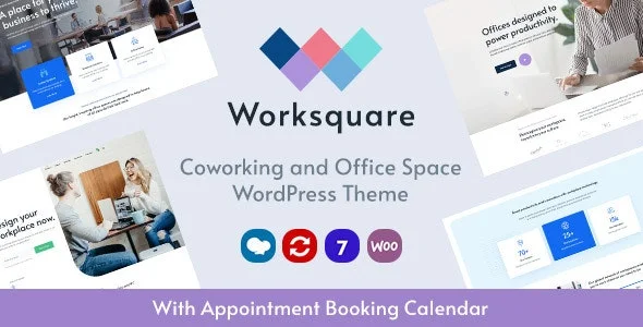 Worksquare - 协同办公空间企业合租WordPress主题 - v1.14 Worksquare - 协同办公空间企业合租WordPress主题 - v1.14