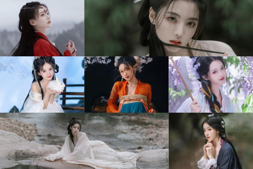 255张汉服国风美人4K分辨率电脑壁纸 985M