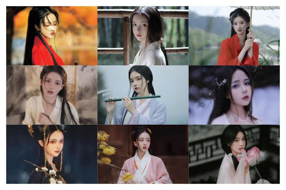 322张汉服国风美女4K壁纸电脑壁纸 1.33G