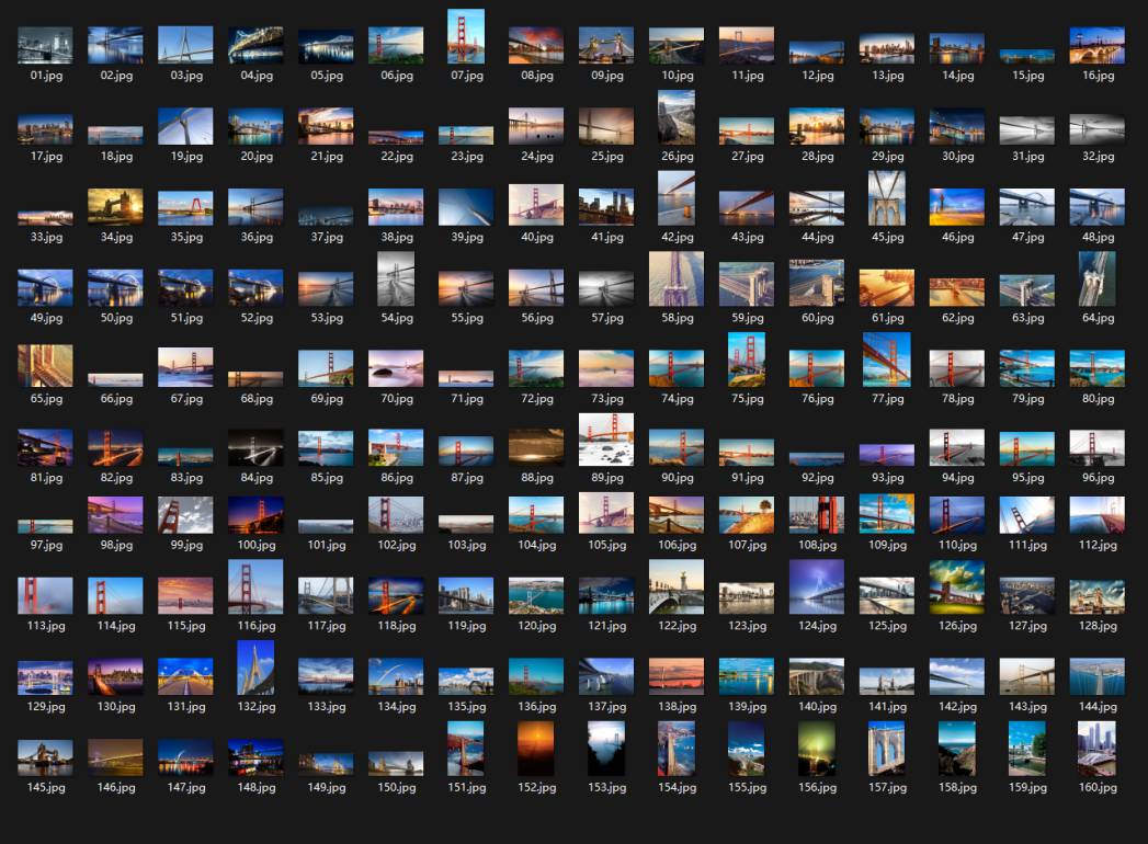 城市桥梁悬索跨海大桥4K超高清图片美工设计合成素材 [160P1.5G]