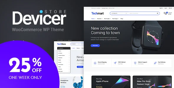 Devicer - 数码电子产品在线商店WordPress主题 Devicer - 数码电子产品在线商店WordPress主题