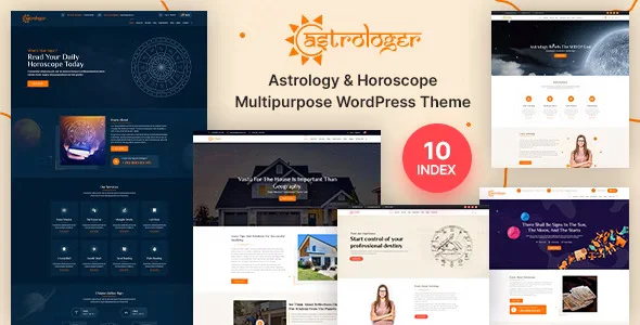 Astrologer – 星座占星术网站模板WordPress主题 – v1.0.7