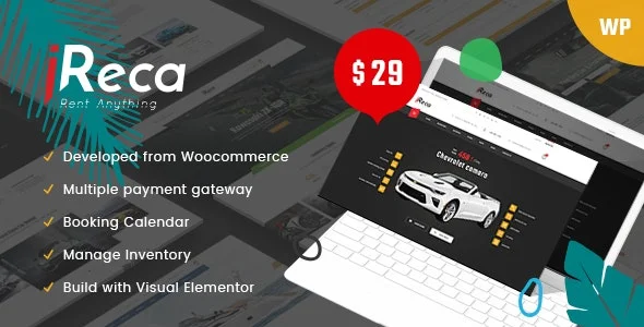 Ireca - 汽车租赁船共享单车网站WordPress 主题 - v1.5.9 Ireca - 汽车租赁船共享单车网站WordPress 主题 - v1.5.9