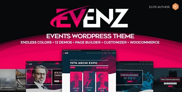 Evenz -会议活动网站模板WordPress主题 Evenz -会议活动网站模板WordPress主题