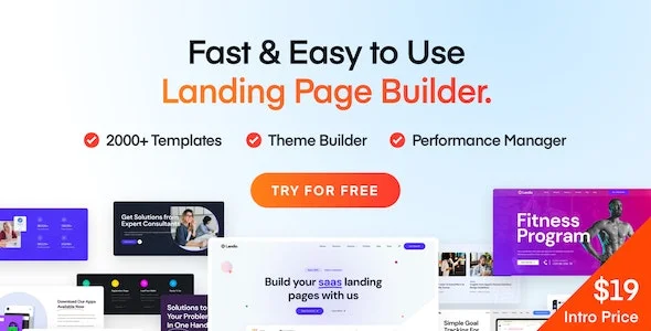 Landio – 多用途企业网站着陆页WordPress模板