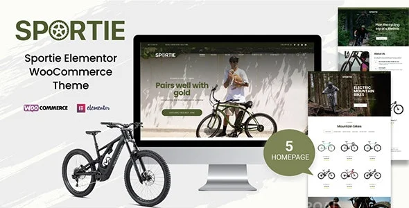 Sportie – 自行车骑行装备商店 WooCommerce 模板