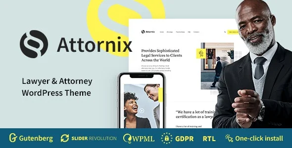 Attornix – 法律律师事务所WordPress主题