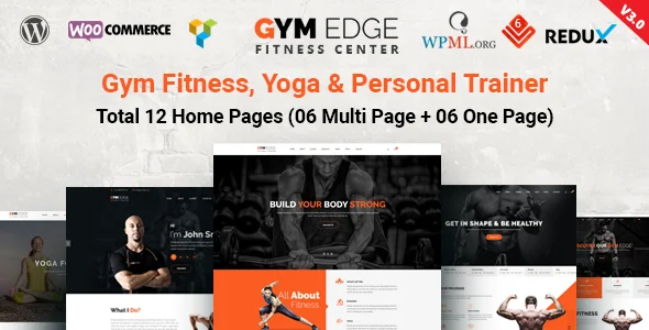 Gym Edge – 健身运动健身房网站WordPress主题