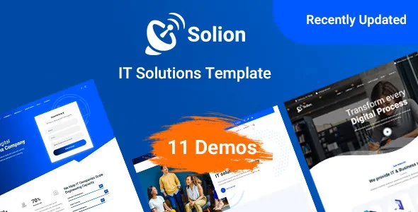 Solion – IT 软件信息技术网站HTML5模板 – v1.1.6