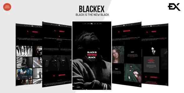 Blackex 响应式产品展示网站HTML5模板