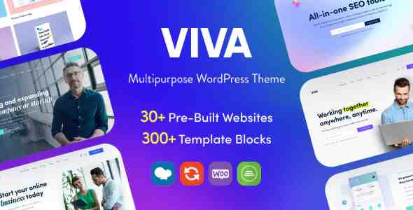 Viva - 多用途企业网站模板WordPress主题