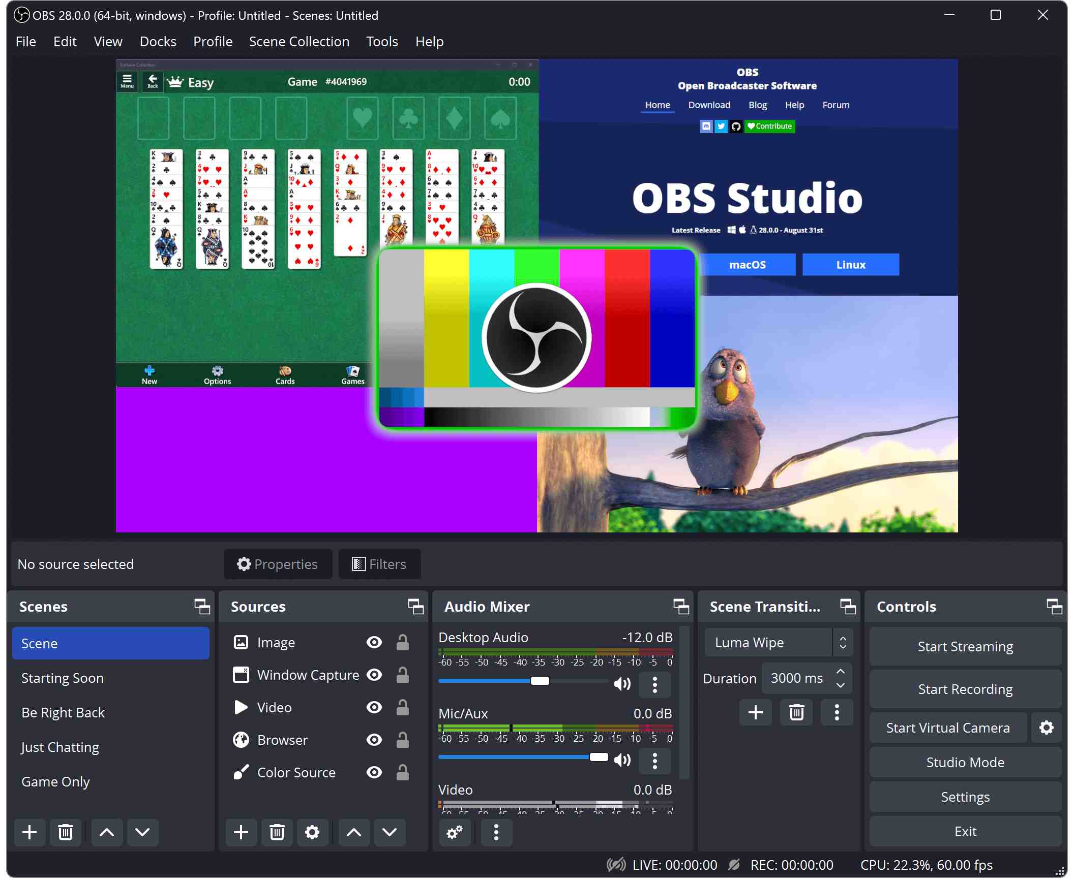OBS Studio - 免费开源的屏幕录制软件
