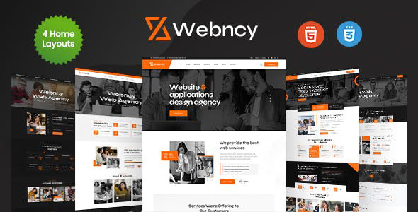 Webncy 网页设计公司主页HTML模板