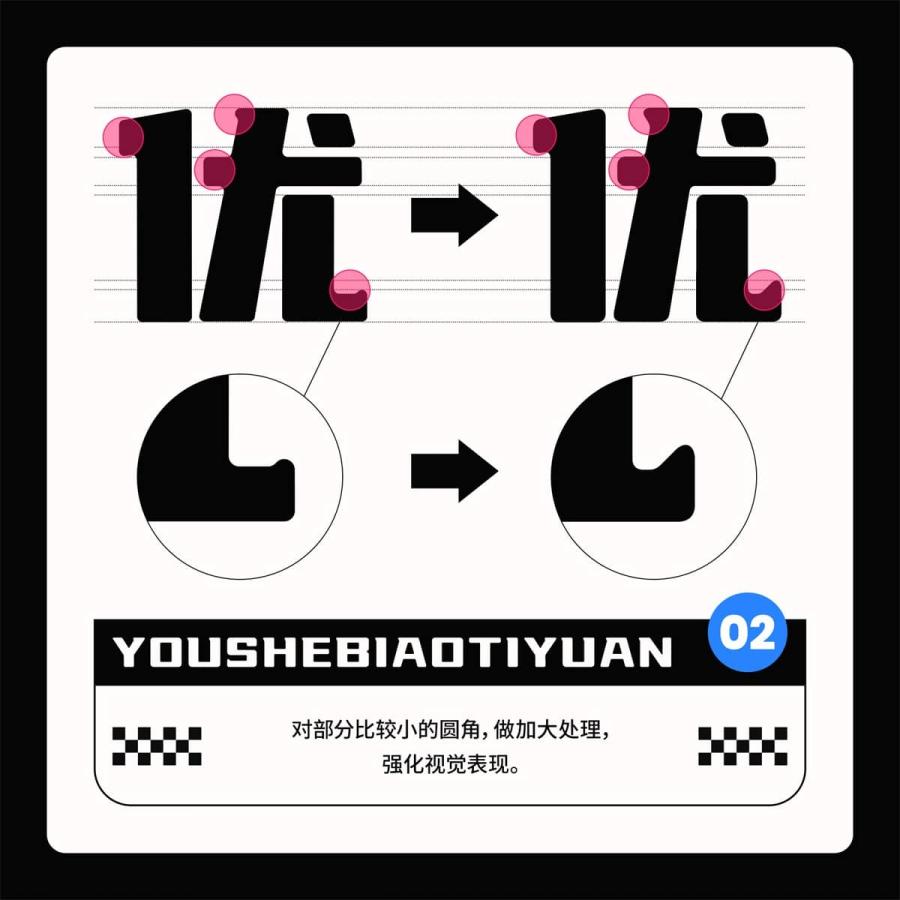 【优设标题圆】优设标题黑的升级版，从斜体变为正体
