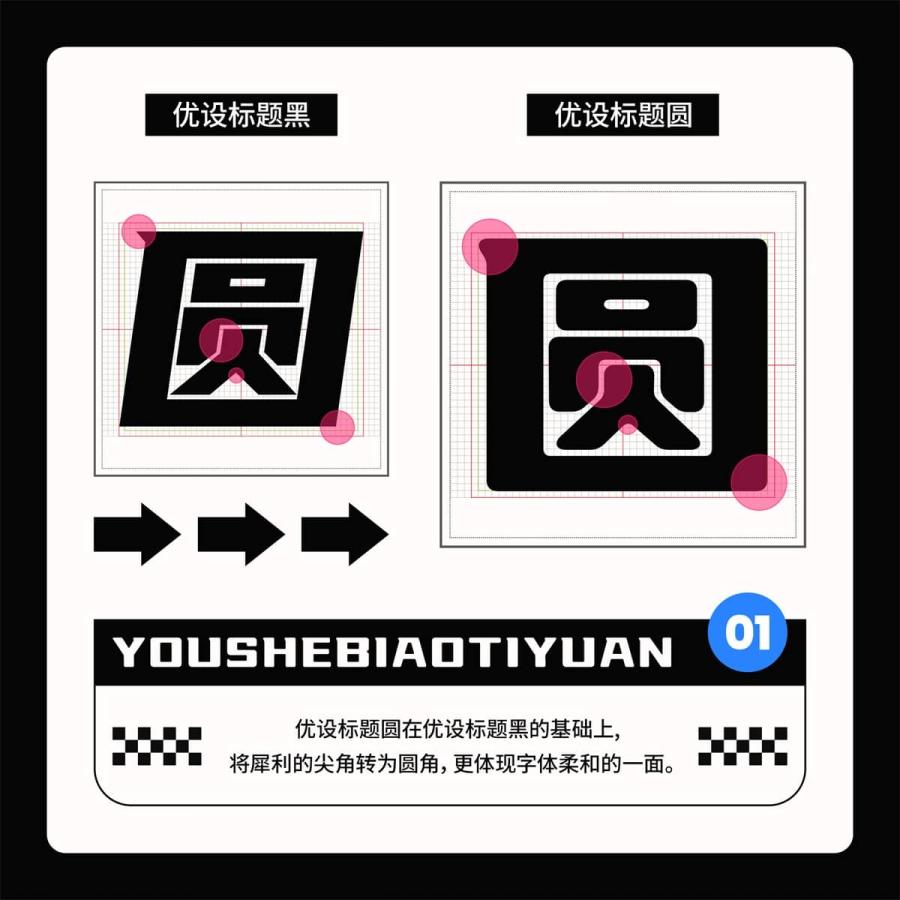 【优设标题圆】优设标题黑的升级版，从斜体变为正体