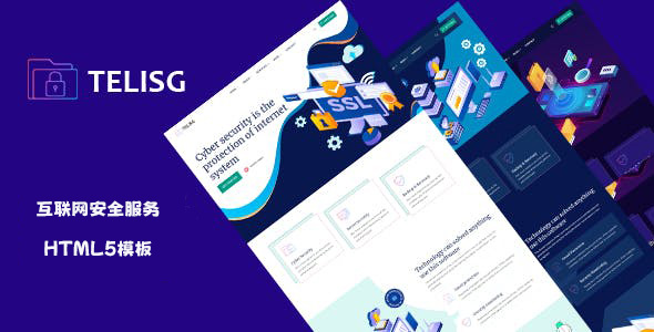 Telisg 网络安全和IT服务公司网站模板