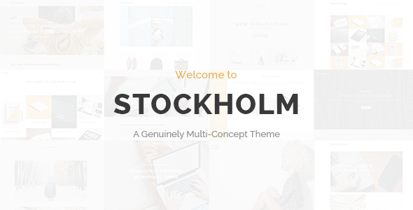 Stockholm 多概念电商网站WordPress主题