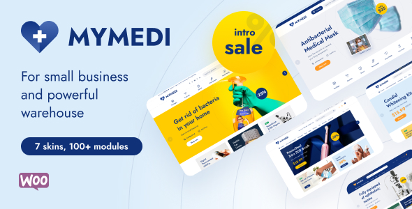 MyMedi 响应式医疗器械卫生用品商店WordPress主题