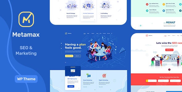 MetaMax SEO优化营销WordPress模板