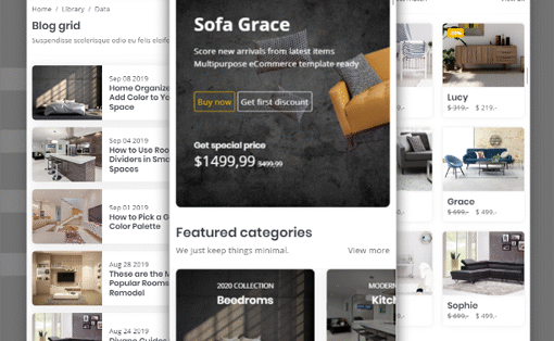 Divano-优雅的家具电商购物企业官网电商网页模板