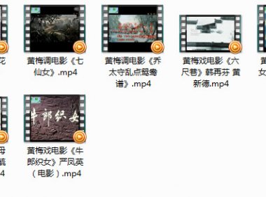黄梅戏电影韩再芬马兰严凤英等主演七部打包下载