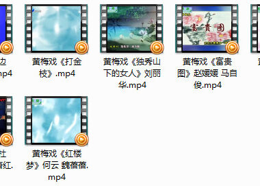 黄梅戏视频 红杜鹃打金枝七部高清打包下载
