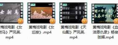 黄梅戏电影《女驸马》《天仙配》等六部打包下载