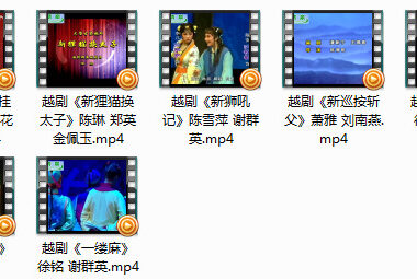 越剧戏曲 萧雅主演巡按斩父血手印等七部全剧下载