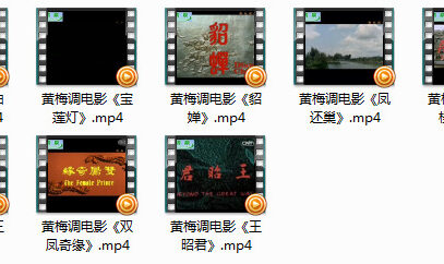 经典黄梅戏电影八部mp4格式打包下载黄梅调