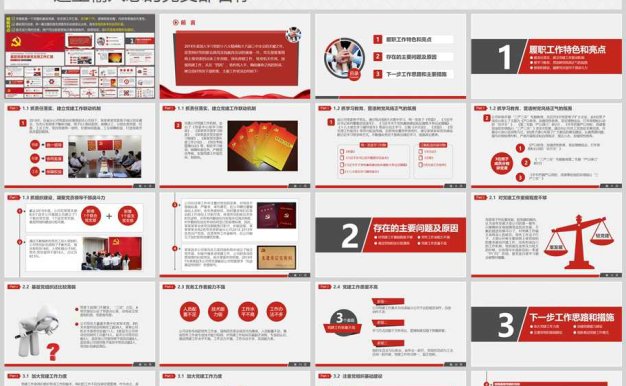 基层党建党委党支部工作汇报述职报告